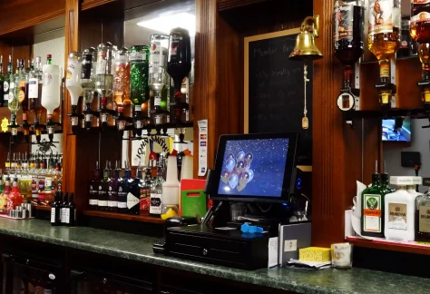 Haydonian Community Lounge and Bar Behind the bar
