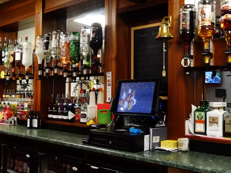 Haydonian Community Lounge and Bar Behind the bar